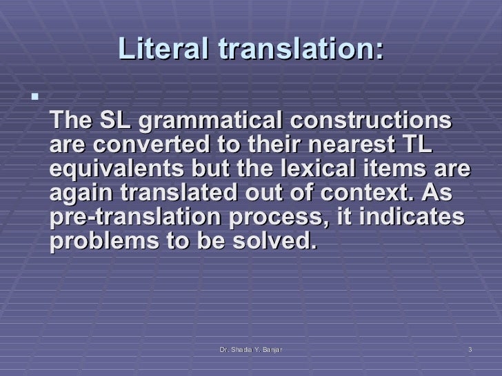 Курсовая работа по теме Lexical transformation translation